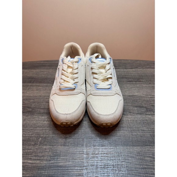 Reebok Shoes - Reebok Classic Legacy Sneakers Chalk White Light Blue Gum Sole Lifestyle Shoes